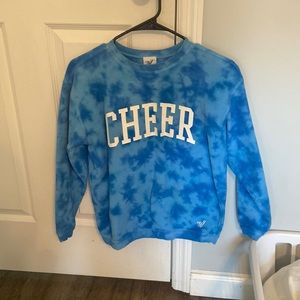 Tie-dye CHEER Crewneck from Varsity (YM)
